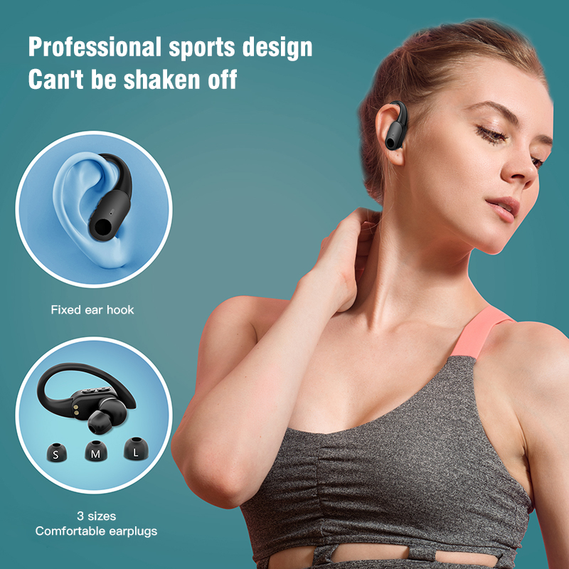 Ear-Hook Bluetooth 5.4 IPX7 Wireless In-Ear Headphones