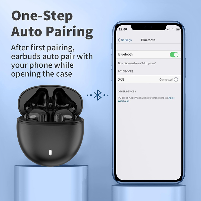 ANC+ENC Bluetooth 5.4 Wireless In-Ear Headphones