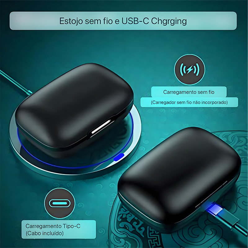 Ear-Hook Bluetooth 5.3 Wireless In-Ear Headphones