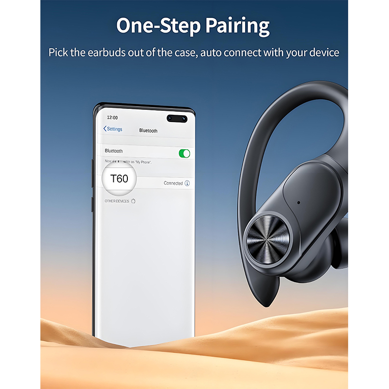 Ear-Hook Bluetooth 5.3 Wireless In-Ear Headphones