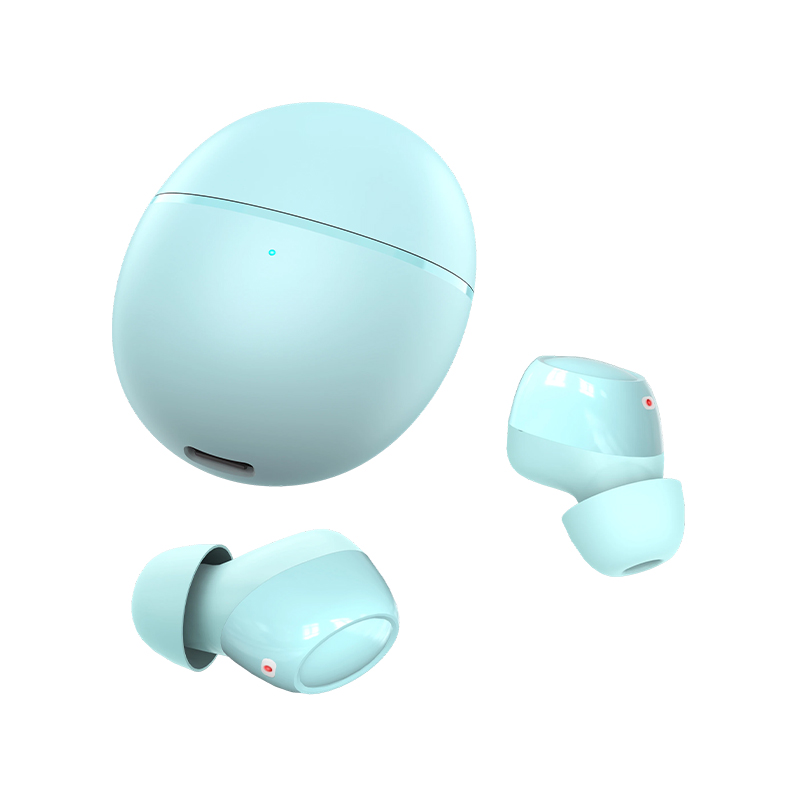 How do wireless in-ear headphones achieve an immersive stereo sound field through spatial audio technology?